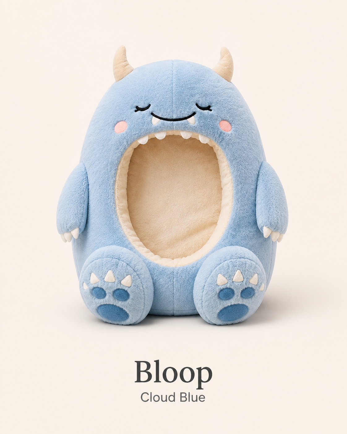 Snugglins™ Cuddle Critter — Bloop (Cloud Blue)